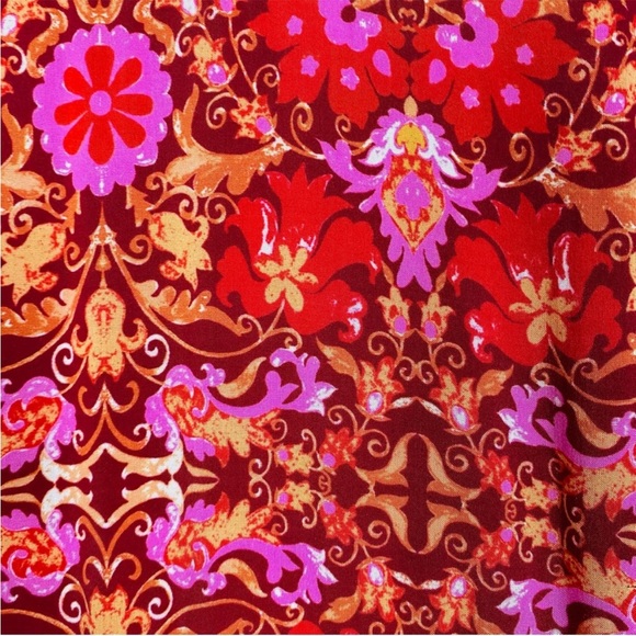 AMUR Codi Rosewood Kaleidoscope Paisley Floral dress - Picture 8 of 10